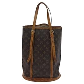 Louis Vuitton-LOUIS VUITTON Monogram Bucket GM Shoulder Bag M42236 LV Auth MX215-Monogram