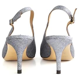 Autre Marque-Silver heels-Silvery