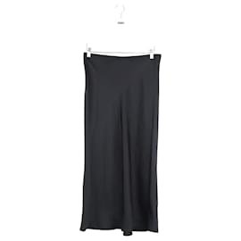 Anine Bing-Silk skirt-Black