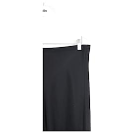 Anine Bing-Silk skirt-Black