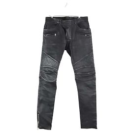 Balmain Leather pants Black