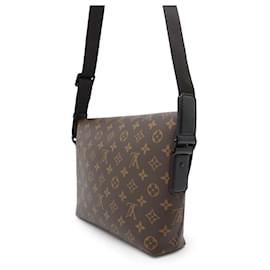 Louis Vuitton-Louis Vuitton Monogram Macassar Shoulder Bag-Black