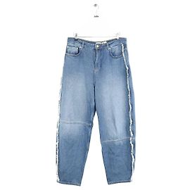 Ganni Jeans retos de algodão azul Azul