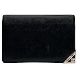 Givenchy-Vintage Givenchy Leather Card Holder black-Black