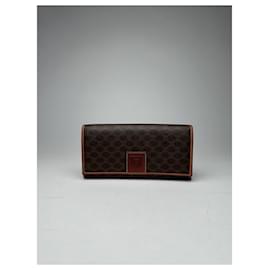Céline-CELINE Wallets T. Leather-Brown