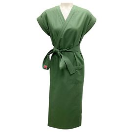 Vestido midi kimono Kenzo verde oscuro Verde