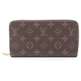 Louis Vuitton-Louis Vuitton Zippy Wallet Monogram Fuchsia-Brown