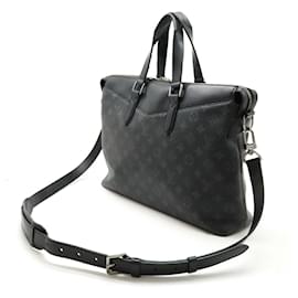 Louis Vuitton-Louis Vuitton Monogram Eclipse Briefcase Explorer Business Bag-Black
