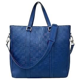 Louis Vuitton-Louis Vuitton Tadao PM Tote Bag-Blue