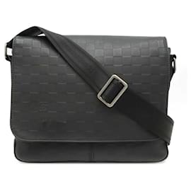 Louis Vuitton-Louis Vuitton Damier Infini District PM Messenger Bag-Black