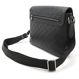 Louis Vuitton-Louis Vuitton Damier Infini District PM Messenger Bag-Black