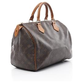 Louis Vuitton-Louis Vuitton Speedy 30 Monogram Handbag-Brown