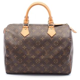 Louis Vuitton-Louis Vuitton Speedy 30 Monogram Handbag-Brown