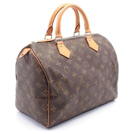 Louis Vuitton-Louis Vuitton Speedy 30 Monogram Handbag-Brown