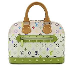 Louis Vuitton-Louis Vuitton Alma Handbag-White