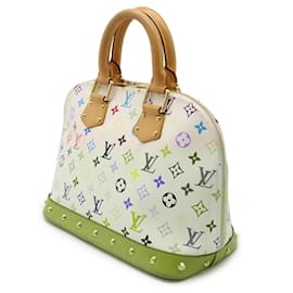 Louis Vuitton-Louis Vuitton Alma Handbag-White