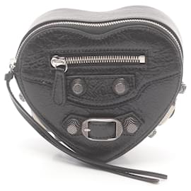 Balenciaga-Balenciaga Leather Pouch-Black