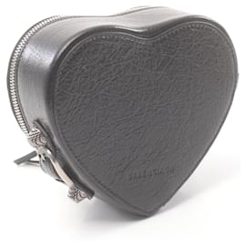 Balenciaga-Balenciaga Leather Pouch-Black