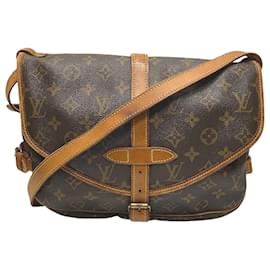 Louis Vuitton-Louis Vuitton Monogram Saumur 30 Shoulder Bag-Brown