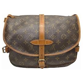 Louis Vuitton-Louis Vuitton Monogram Saumur 30 Shoulder Bag-Brown