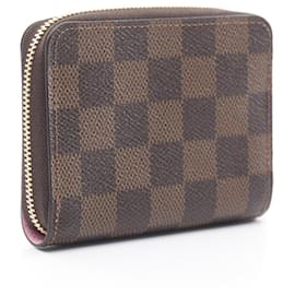 Louis Vuitton-Louis Vuitton Zippy Coin Purse Damier-Brown