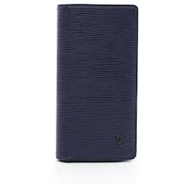 Louis Vuitton-Louis Vuitton Epi Leather Monogram Eclipse Wallet-Blue
