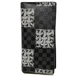 Louis Vuitton-Louis Vuitton Damier Graphite Wallet-Black