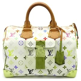 Louis Vuitton-Louis Vuitton Speedy 30 Handbag-White