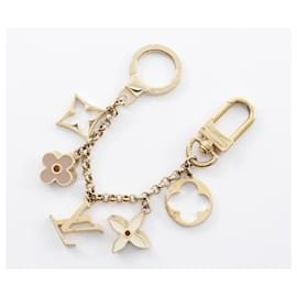 Louis Vuitton-Porte-clés charm Monogram Louis Vuitton-Doré,Métallisé
