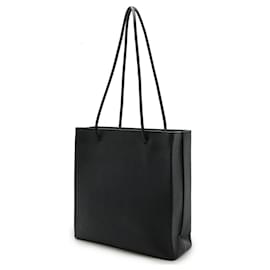 Balenciaga-Sac de shopping en cuir Balenciaga noir-Noir