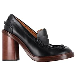 Tod's-Mocassins Tod's en cuir noir-Noir