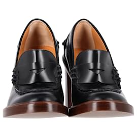 Tod's-Mocassins Tod's en cuir noir-Noir