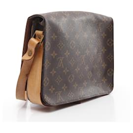Louis Vuitton-Louis Vuitton Monogram Cartouchiere GM Shoulder Bag-Brown