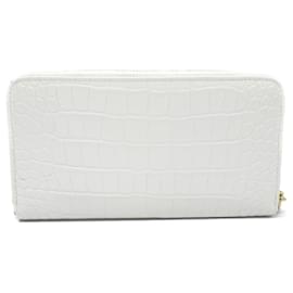 Chanel-Chanel Gabrielle Round Wallet Leather-White