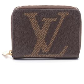 Louis Vuitton-Louis Vuitton Zippy Coin Purse Monogram Brown-Brown
