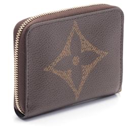 Louis Vuitton-Louis Vuitton Zippy Coin Purse Monogram Brown-Brown