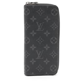 Louis Vuitton-Louis Vuitton Zippy Wallet Monogram Eclipse-Black