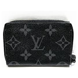 Louis Vuitton-Louis Vuitton Monogram Eclipse Zippy Organizer Wallet-Black