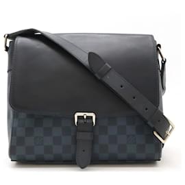 Louis Vuitton-Louis Vuitton Damier Cobalt Newport Messenger Bag-Black