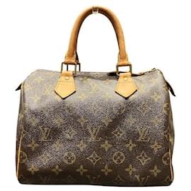 Louis Vuitton-Louis Vuitton Monogram Speedy 25 Handbag-Brown