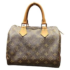 Louis Vuitton-Louis Vuitton Monogram Speedy 25 Handbag-Brown
