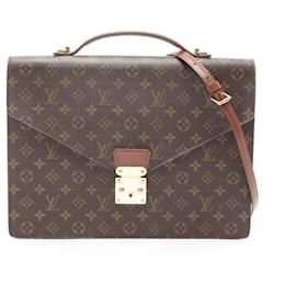 Louis Vuitton-Louis Vuitton Monogram PVC Leather Briefcase-Brown