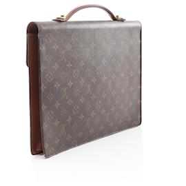 Louis Vuitton-Louis Vuitton Monogram PVC Leather Briefcase-Brown