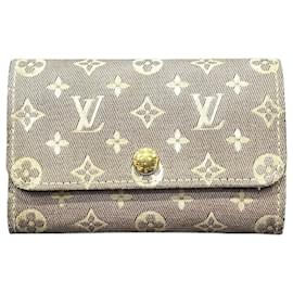 Louis Vuitton-Étui à clés Monogram Idylle de Louis Vuitton-Marron