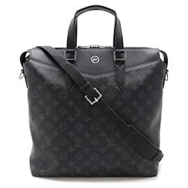 Louis Vuitton-Louis Vuitton Monogram Eclipse Tote Explorer Bag-Black