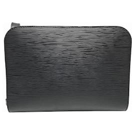 Louis Vuitton-Louis Vuitton Epi Leather Osh Handbag-Black