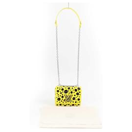 Louis Vuitton-Louis Vuitton Epi Twist PM Painted Dots Bag-Yellow