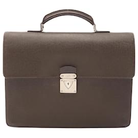 Louis Vuitton-Louis Vuitton Taiga Grizzly Briefcase-Brown