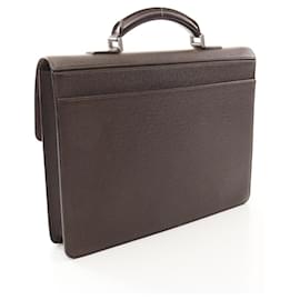 Louis Vuitton-Louis Vuitton Taiga Grizzly Briefcase-Brown
