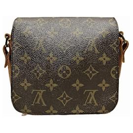 Louis Vuitton-Louis Vuitton Mini Cartouchiere PM Shoulder Bag-Brown